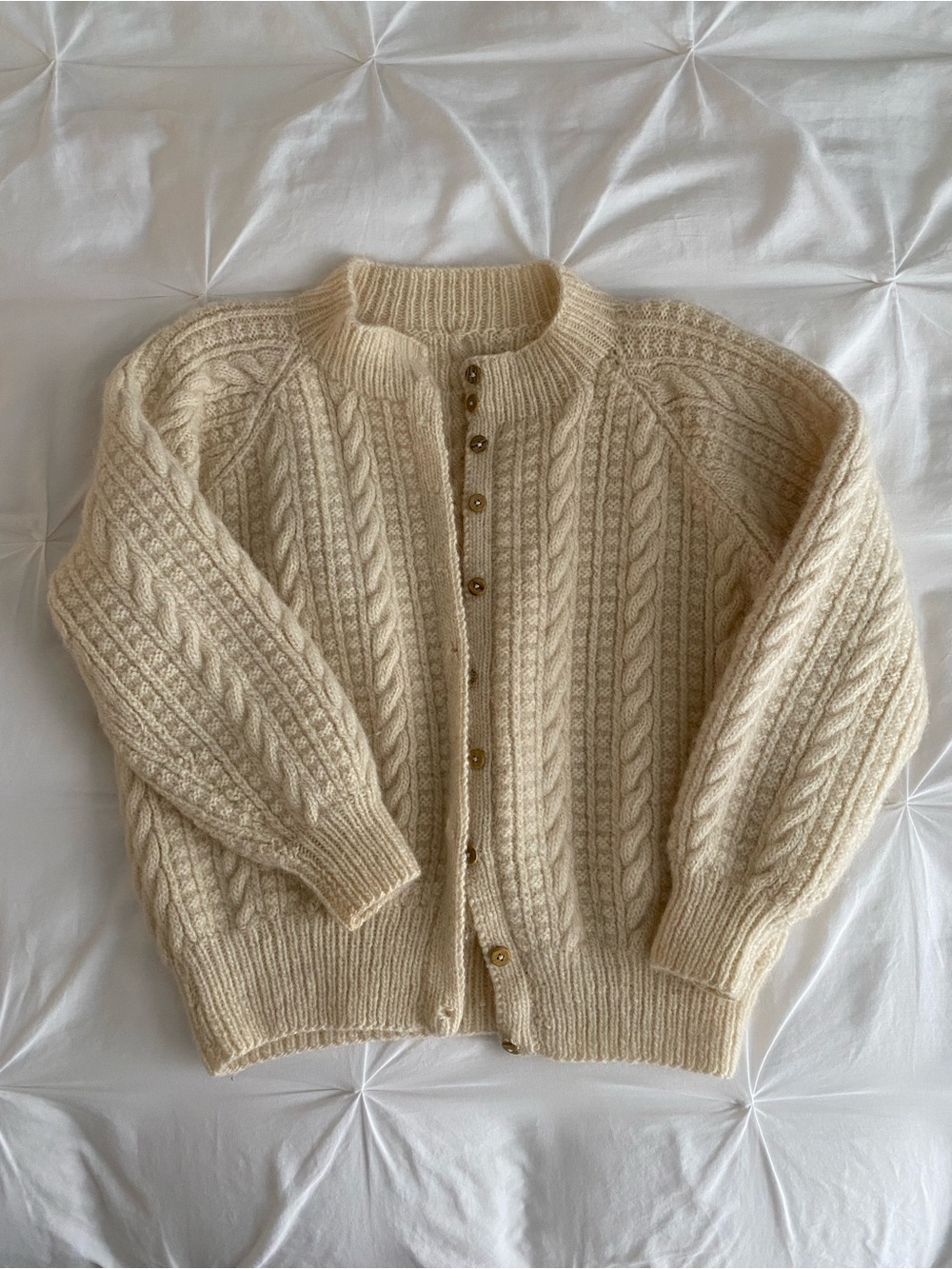 Vintage Cable Knit Cardigan